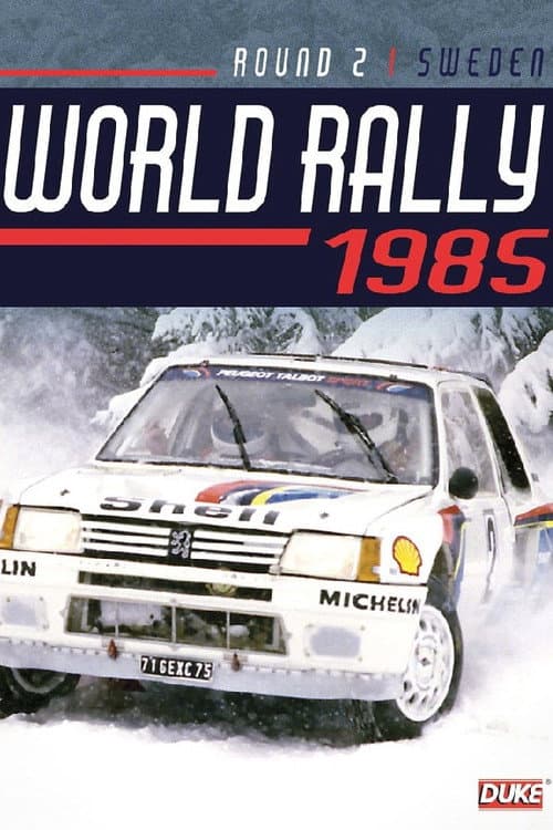 Poster for Rally Sweden 1985