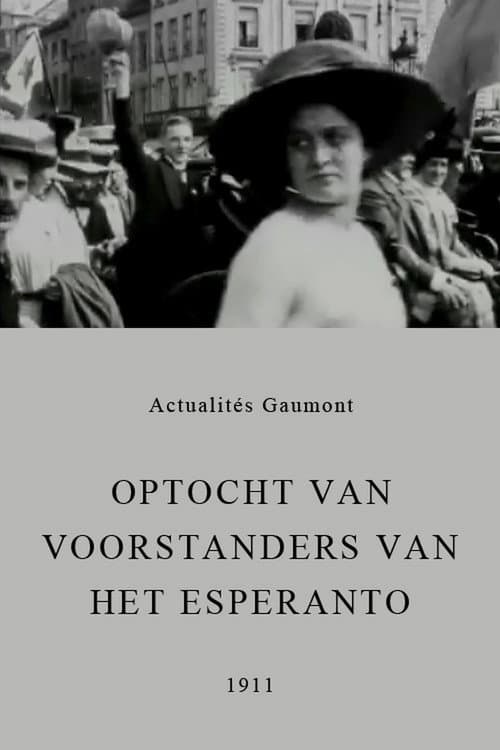 Poster for Procession of Supporters of Esperanto