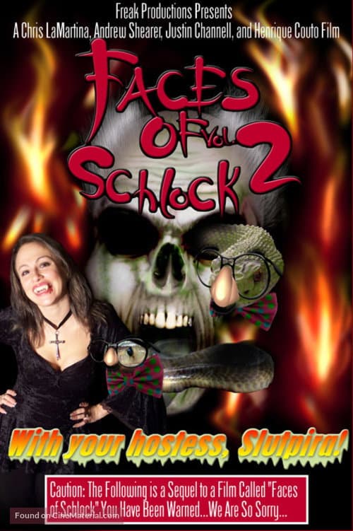 Poster for Faces of Schlock Vol. 2