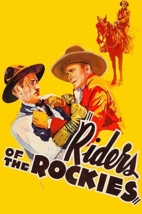 Poster for Riders of the Rockies