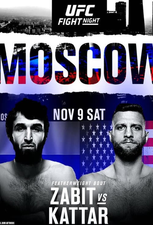 Poster for UFC Fight Night 163: Magomedsharipov vs. Kattar