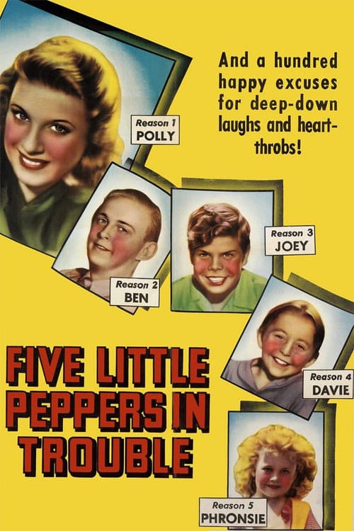 Poster for Five Little Peppers in Trouble