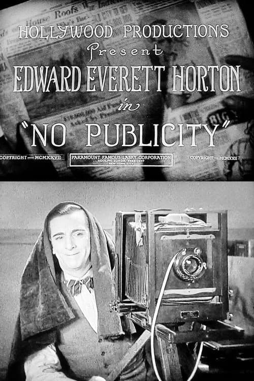 Poster for No Publicity