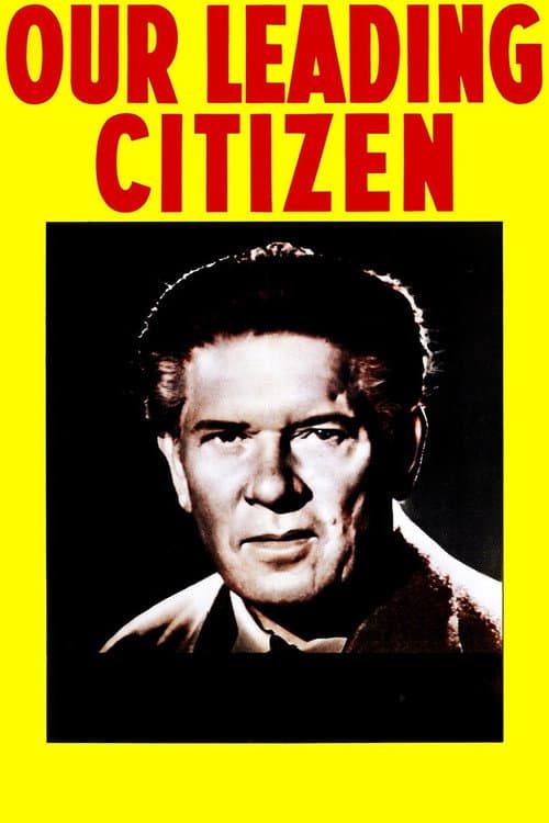 Poster for Our Leading Citizen