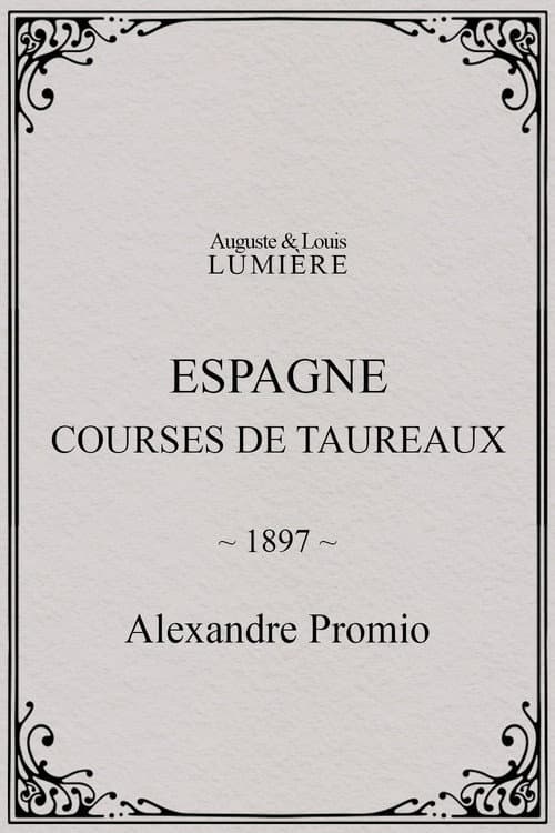 Poster for Espagne : courses de taureaux