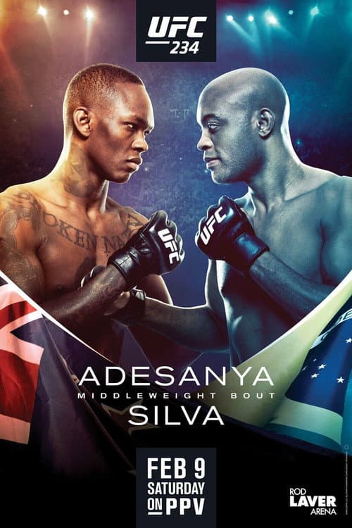 Poster for UFC 234: Adesanya vs. Silva