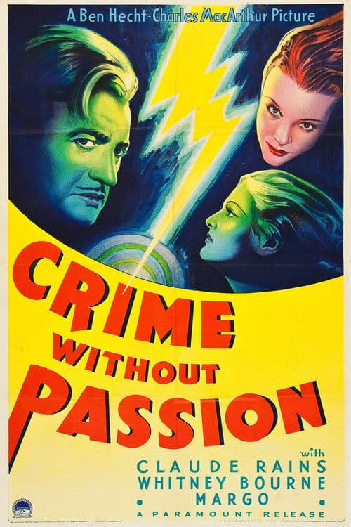 Poster for Crime Without Passion