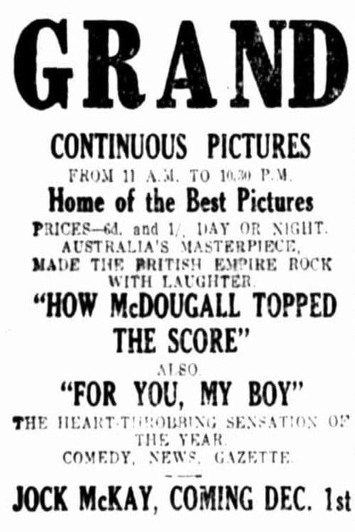 Poster for How McDougall Topped the Score