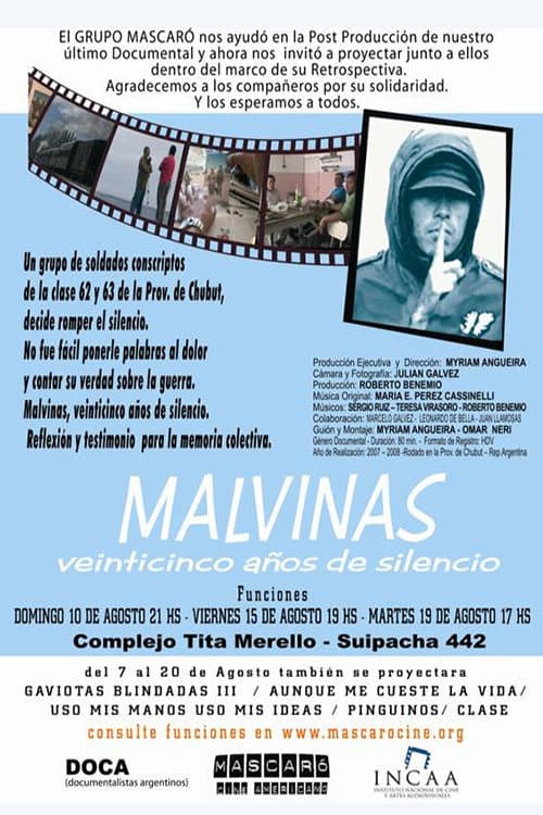 Poster for Malvinas. Veinticinco años de silencio