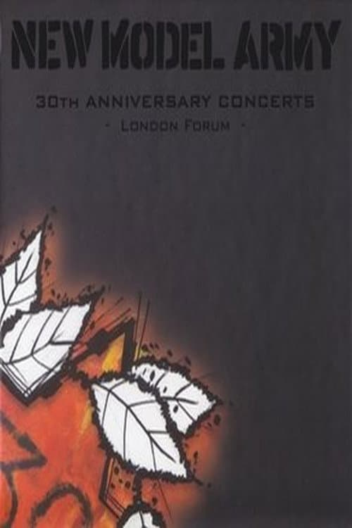 Poster for New Model Army 30th Anniversary Concerts