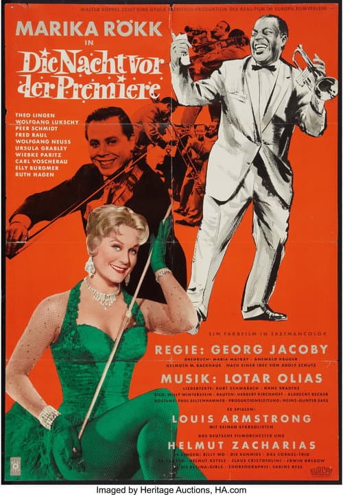 Poster for Die Nacht vor der Premiere