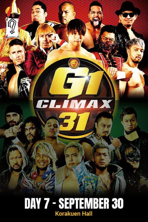 Poster for NJPW G1 Climax 31: Day 7