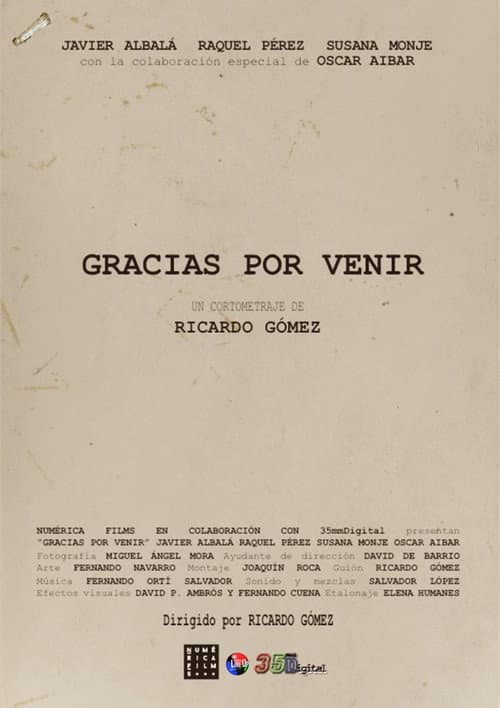 Poster for Gracias por venir