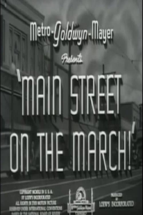 Poster for Main Street on the March!