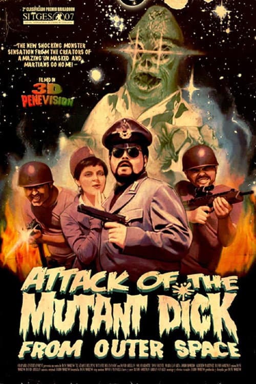 Poster for Attack of the Mutant Dick from Outer Space