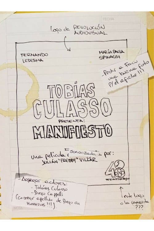 Poster for Tobías Culasso presents: Manifest