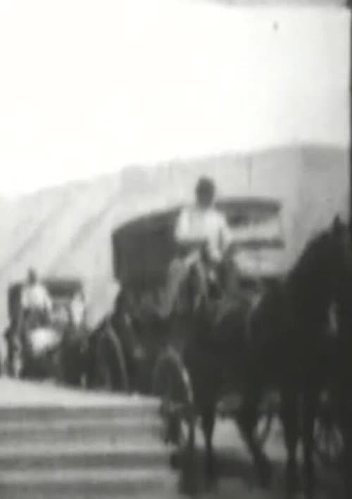 Poster for Coaches Arriving at Mammoth Hot Springs