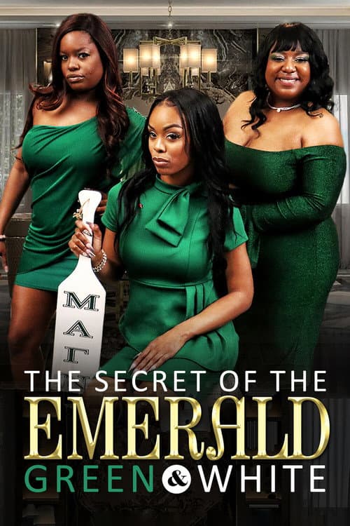Poster for The Secret of the Emerald Green and White
