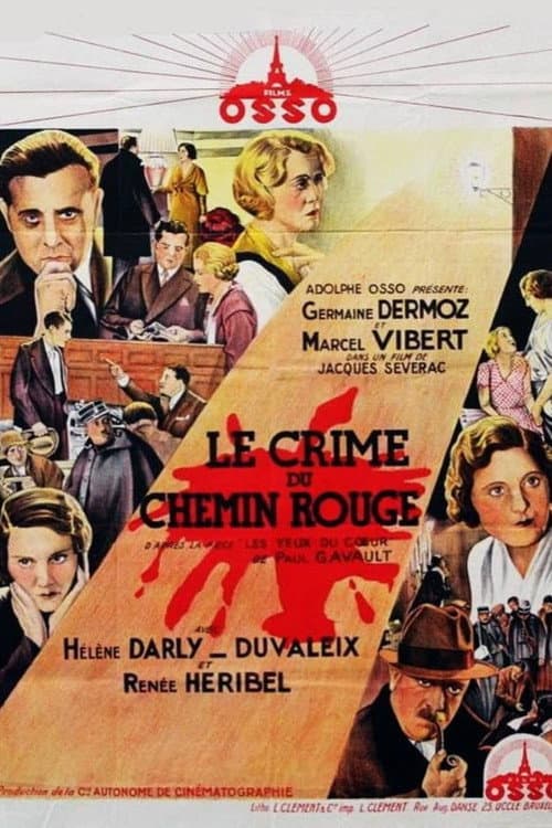 Poster for Le crime du chemin rouge