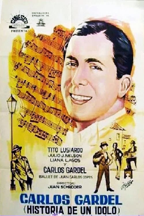 Poster for Carlos Gardel, Historia de un Ídolo
