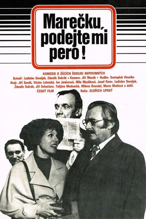 Poster for Marecek, Pass Me the Pen!