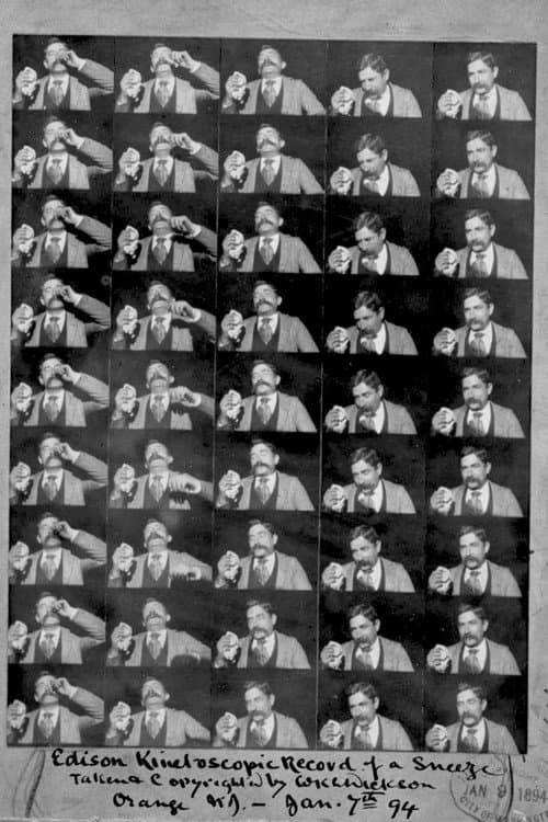 Poster for Edison Kinetoscopic Record of a Sneeze