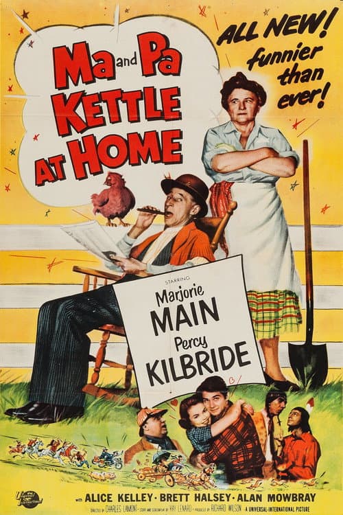 Poster for Ma and Pa Kettle at Home
