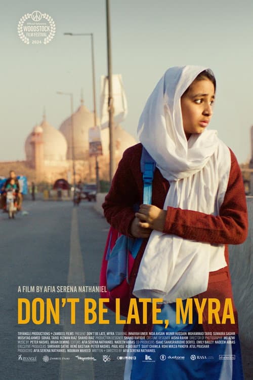 Poster for Don't be late, Myra