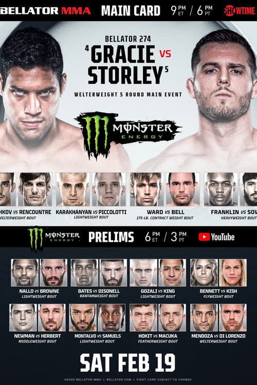 Poster for Bellator 274: Gracie vs. Storley
