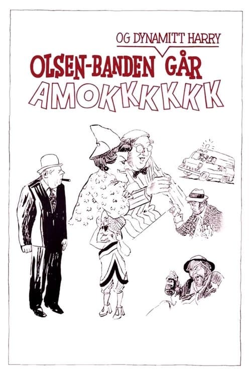 Poster for The Olsen Gang and Dynamite-Harry Goes Wild