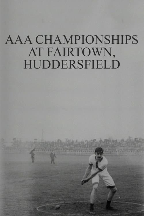 Poster for AAA Championships at Fartown, Huddersfield