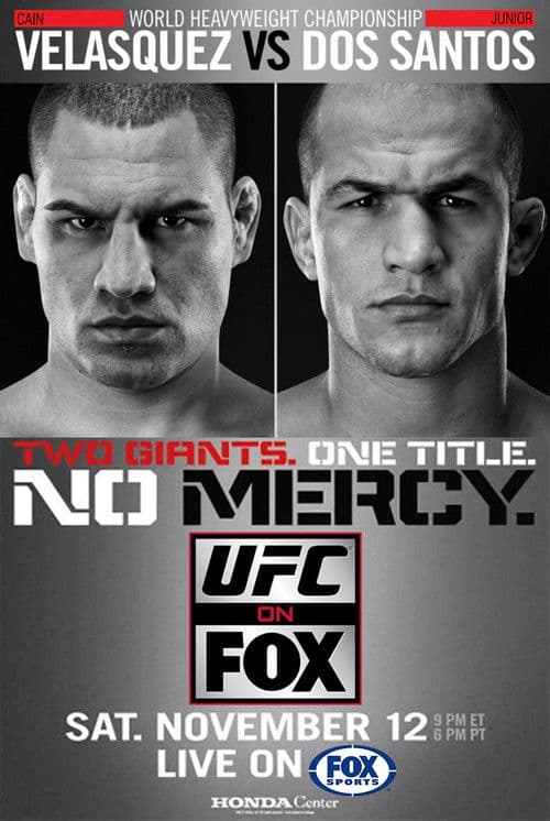 Poster for UFC on Fox 1: Velasquez vs. Dos Santos