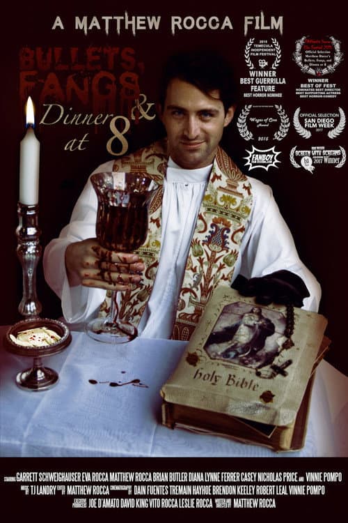 Poster for Bullets, Fangs and Dinner at 8