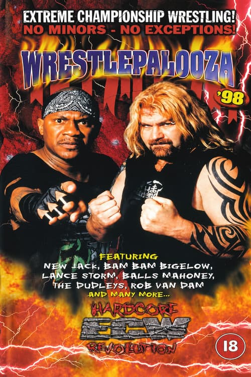 Poster for ECW Wrestlepalooza 1998