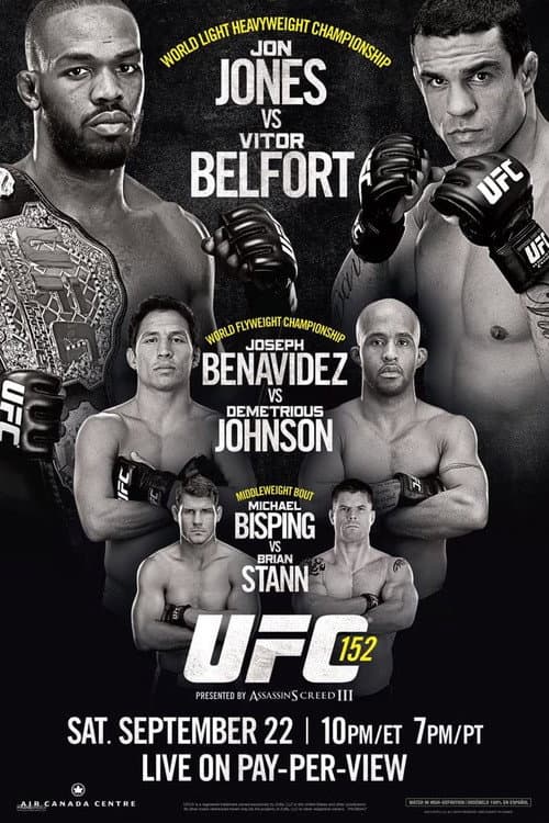 Poster for UFC 152: Jones vs. Belfort