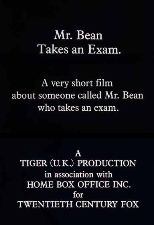 Poster for Mr. Bean Takes an Exam