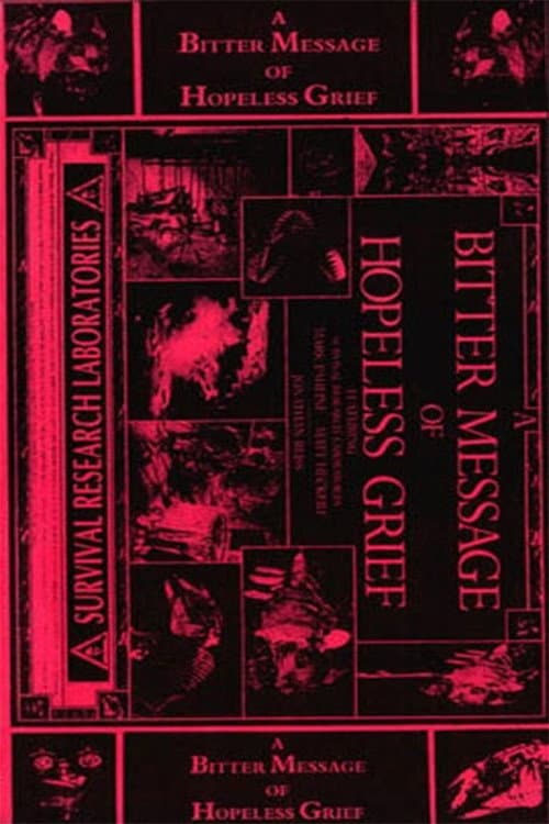 Poster for A Bitter Message of Hopeless Grief