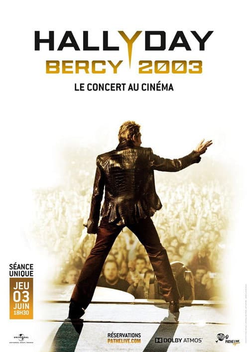 Poster for Hallyday Bercy 2003