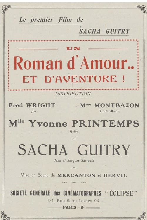 Poster for Un roman d’amour et d’aventures