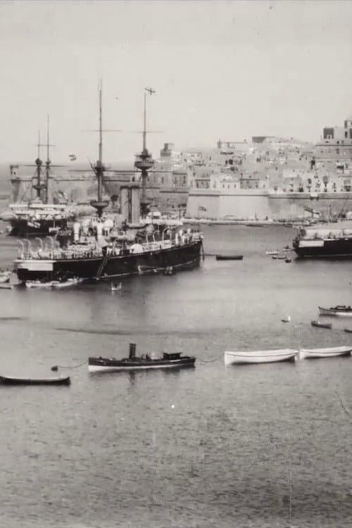 Poster for Panorama of Grand Harbour, Malta, Showing Battleships, Etc.
