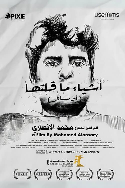 Poster for Things i didn’t say (or Musafer)