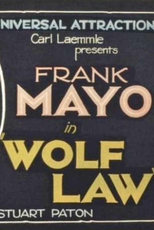 Poster for Wolf Law