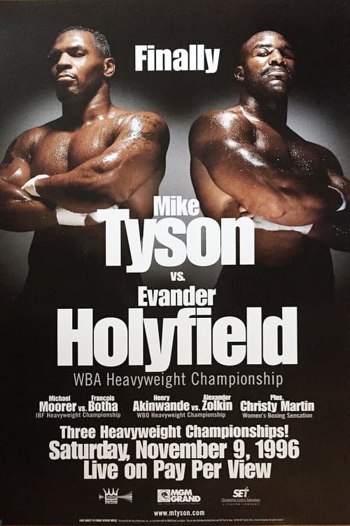 Poster for Mike Tyson vs. Evander Holyfield I