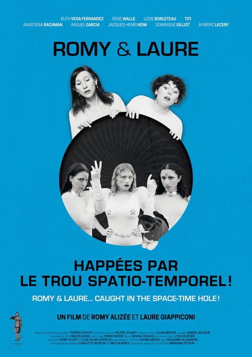Poster for Romy & Laure... Caught in the Space-Time Hole