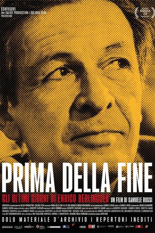 Poster for Prima della fine - Gli ultimi giorni di Enrico Berlinguer