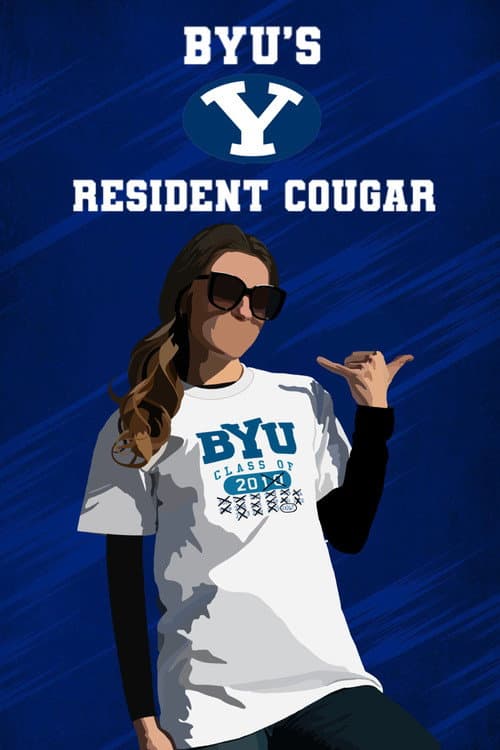 Poster for BYU's Resident Cougar