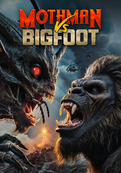 Poster for Mothman Vs Bigfoot