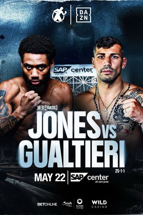 Poster for Amari Jones vs. Vincenzo Gualtieri