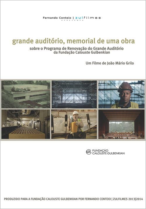 Poster for Grande Auditório, memorial de uma obra