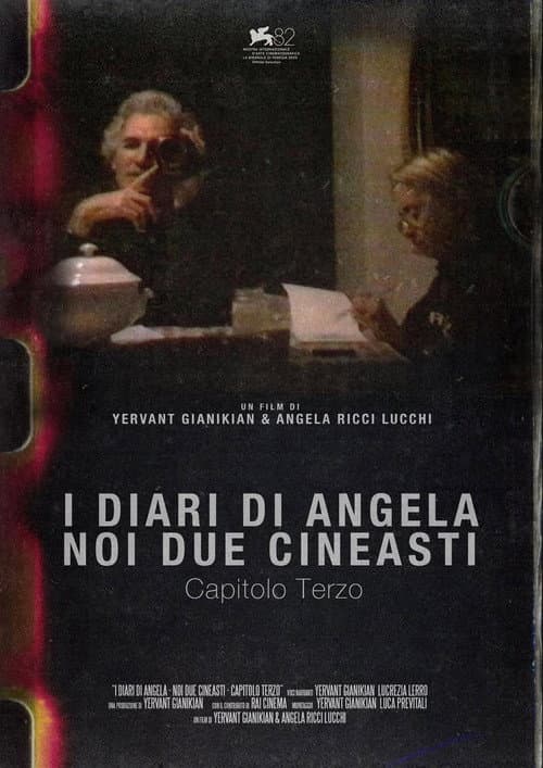 Poster for Angela's Diaries. Two Filmmakers. Chapter Three